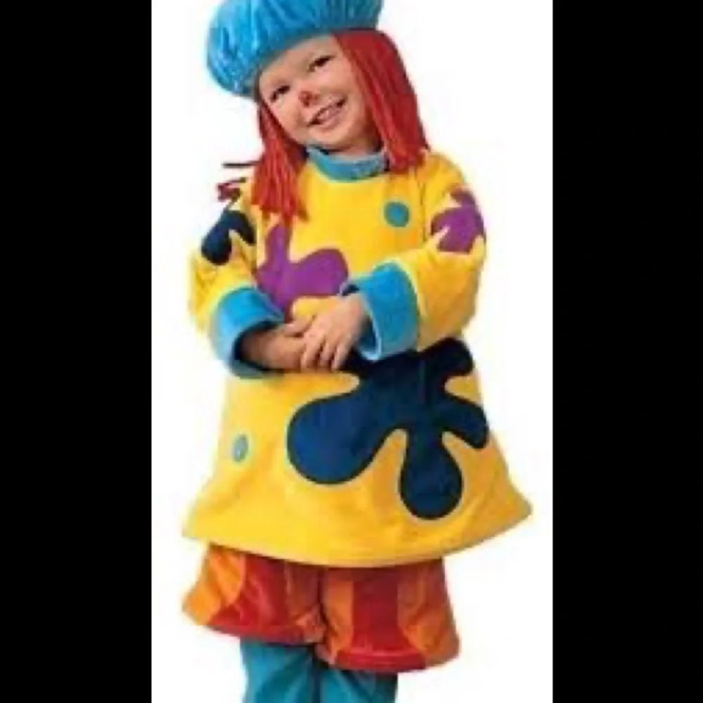 Disney Kids Yellow & Red Clown Costume with Blue Accents - Picture 3 of 12